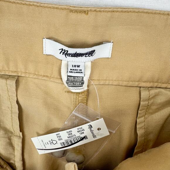 Madewell Pant Womens 18W Plus Harlow Wide Leg Pant Drapery Twill - Picture 4 of 16